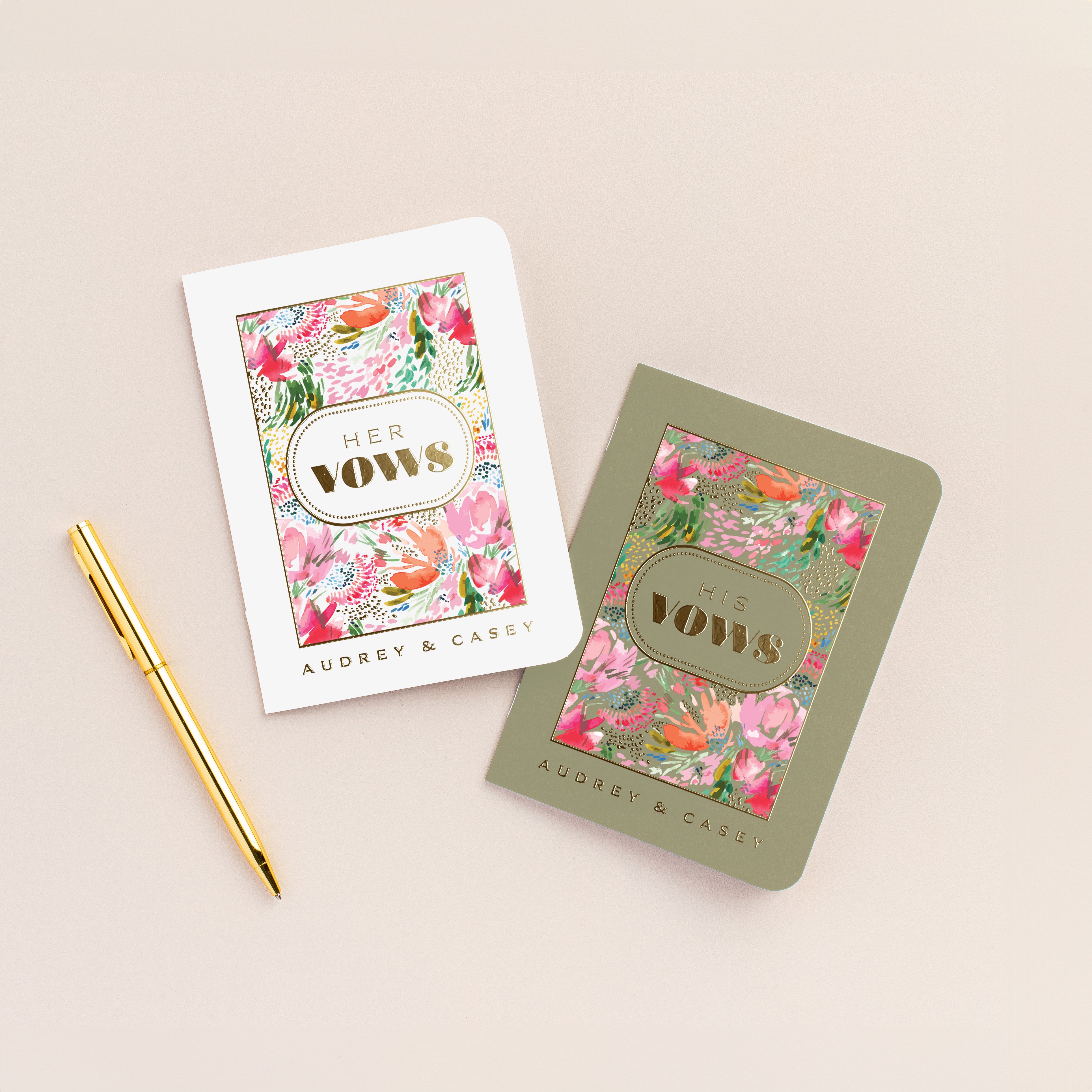 vow books for wedding