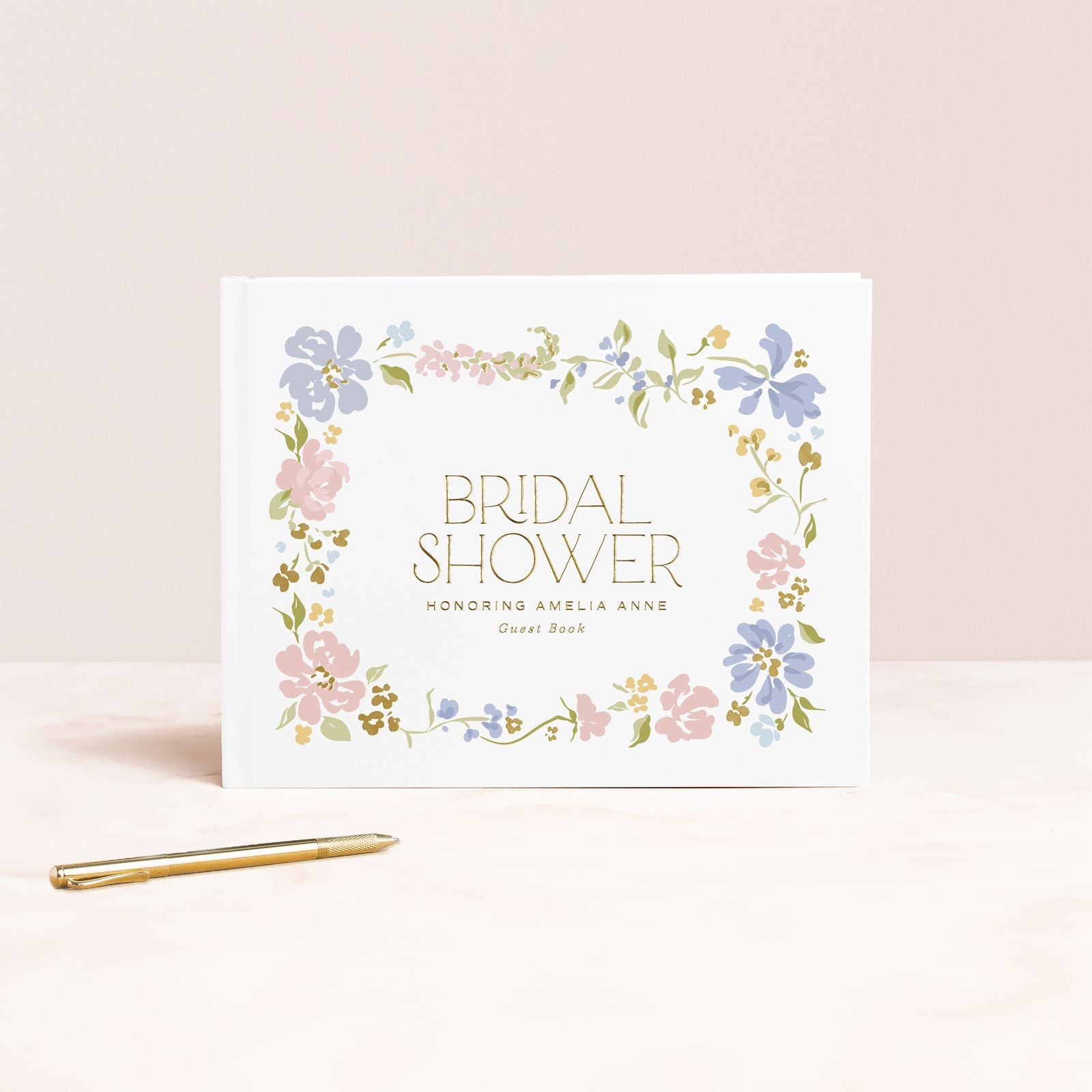 Blooming Grace Bridal Shower Guest Book