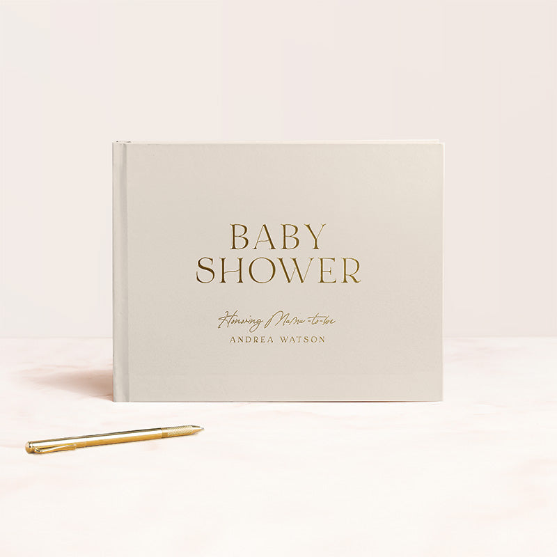 Chic Baby Shower Guest Book