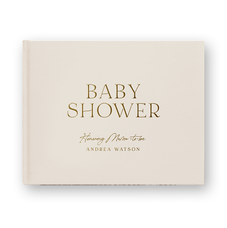 Chic Baby Shower Guest Book