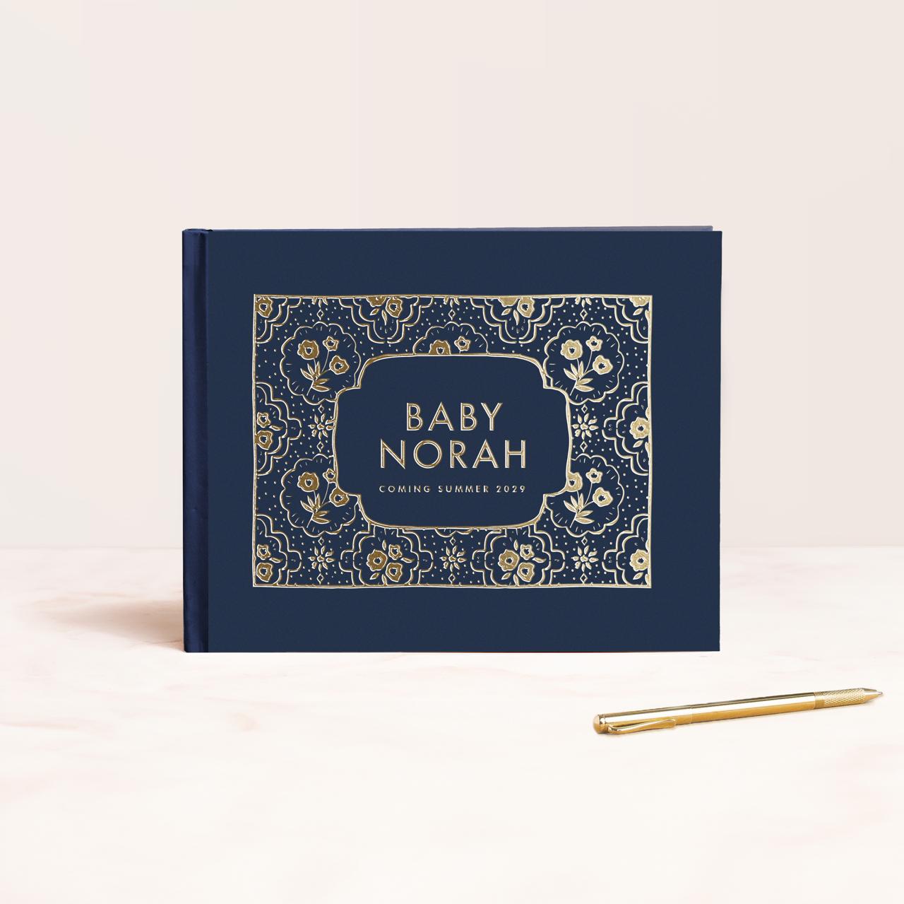 Garden Party Baby Shower Guest Book