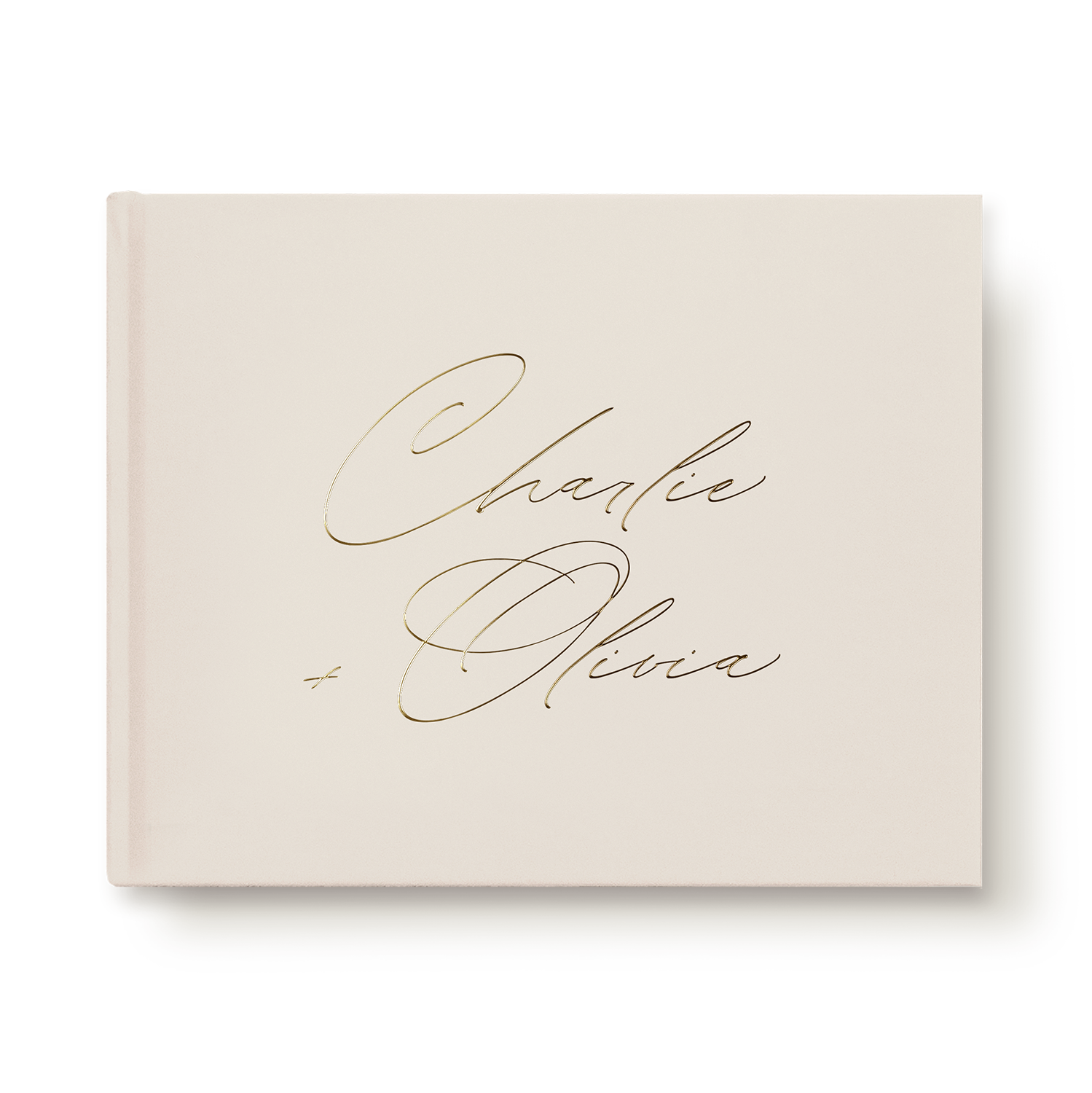 Modern Script Guest Book