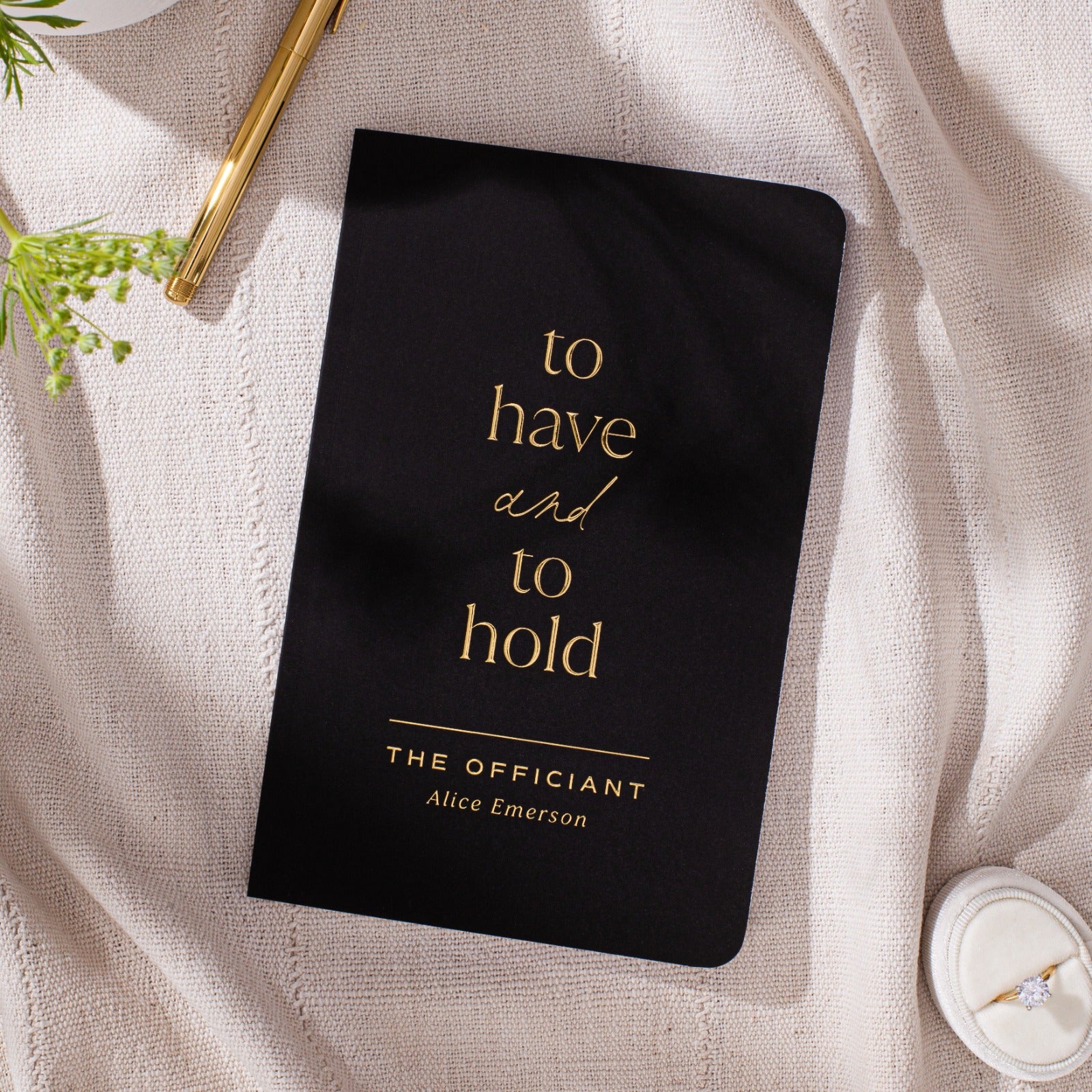 To Have & To Hold Officiant Book