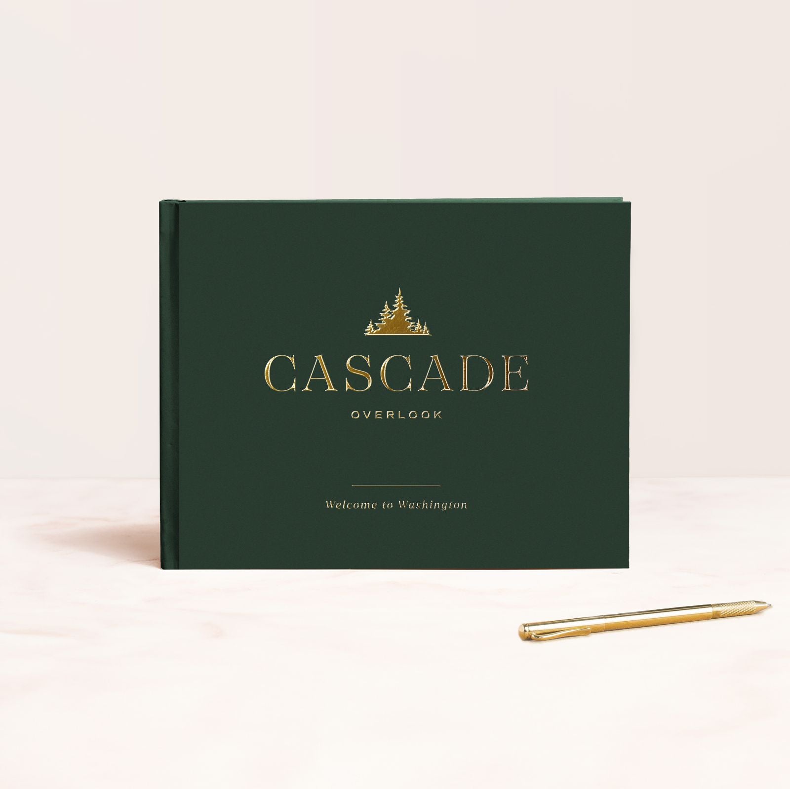 Pine Tree Icon Guest Book