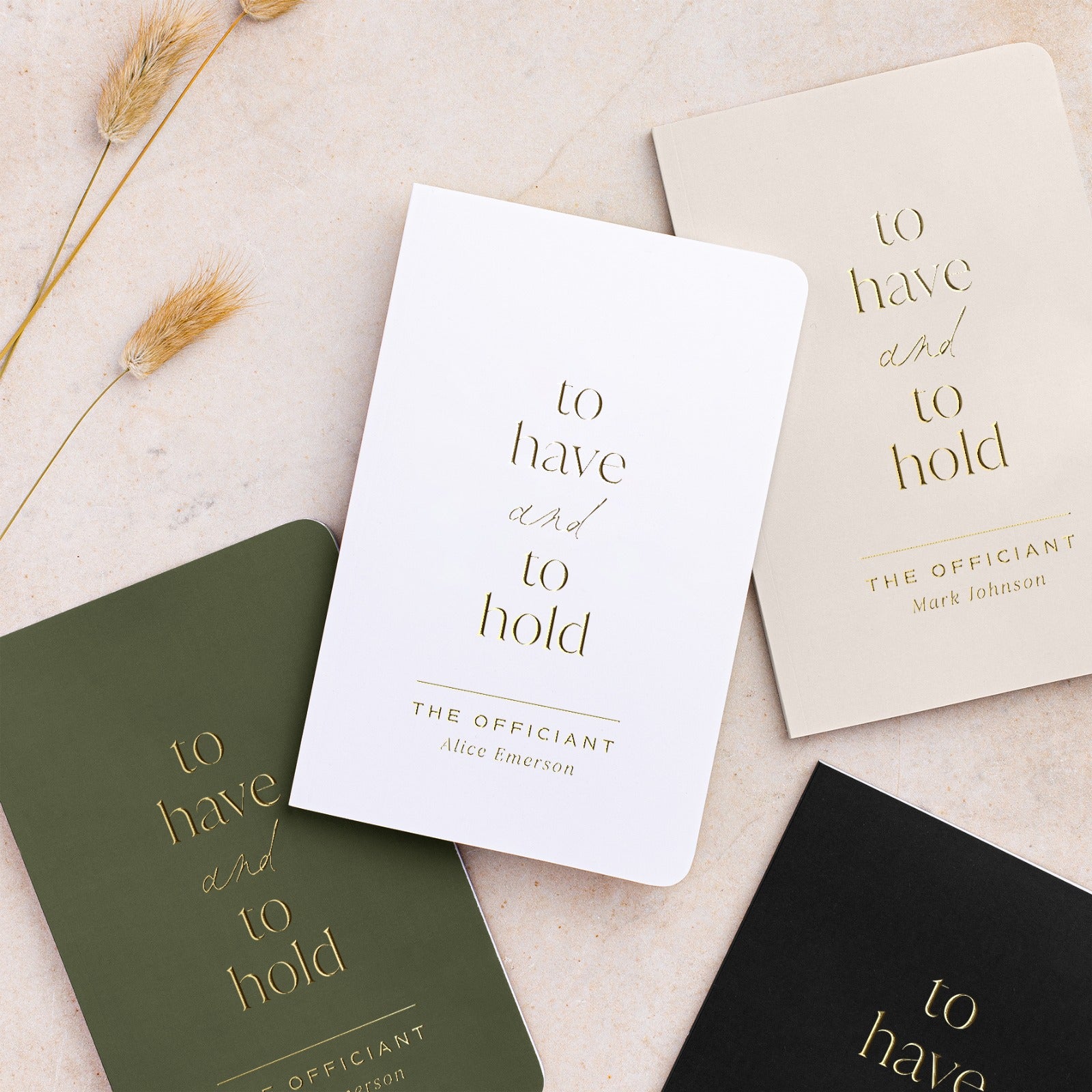 To Have & To Hold Officiant Book