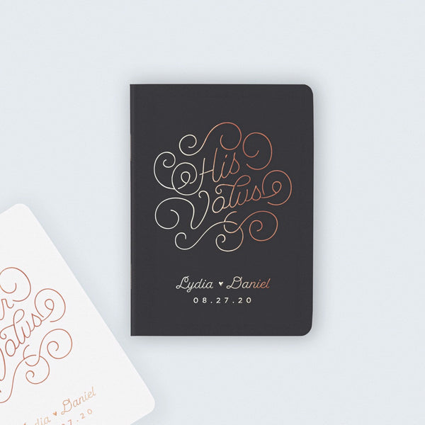 Be Our Guest Vow Books - Set of 2