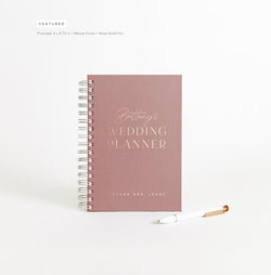 Wedding Planner | Personalized Wedding Planning Book | Custom Bridal Shower Gift | Real Foil Book | Gift for Bride | Design: Manhattan